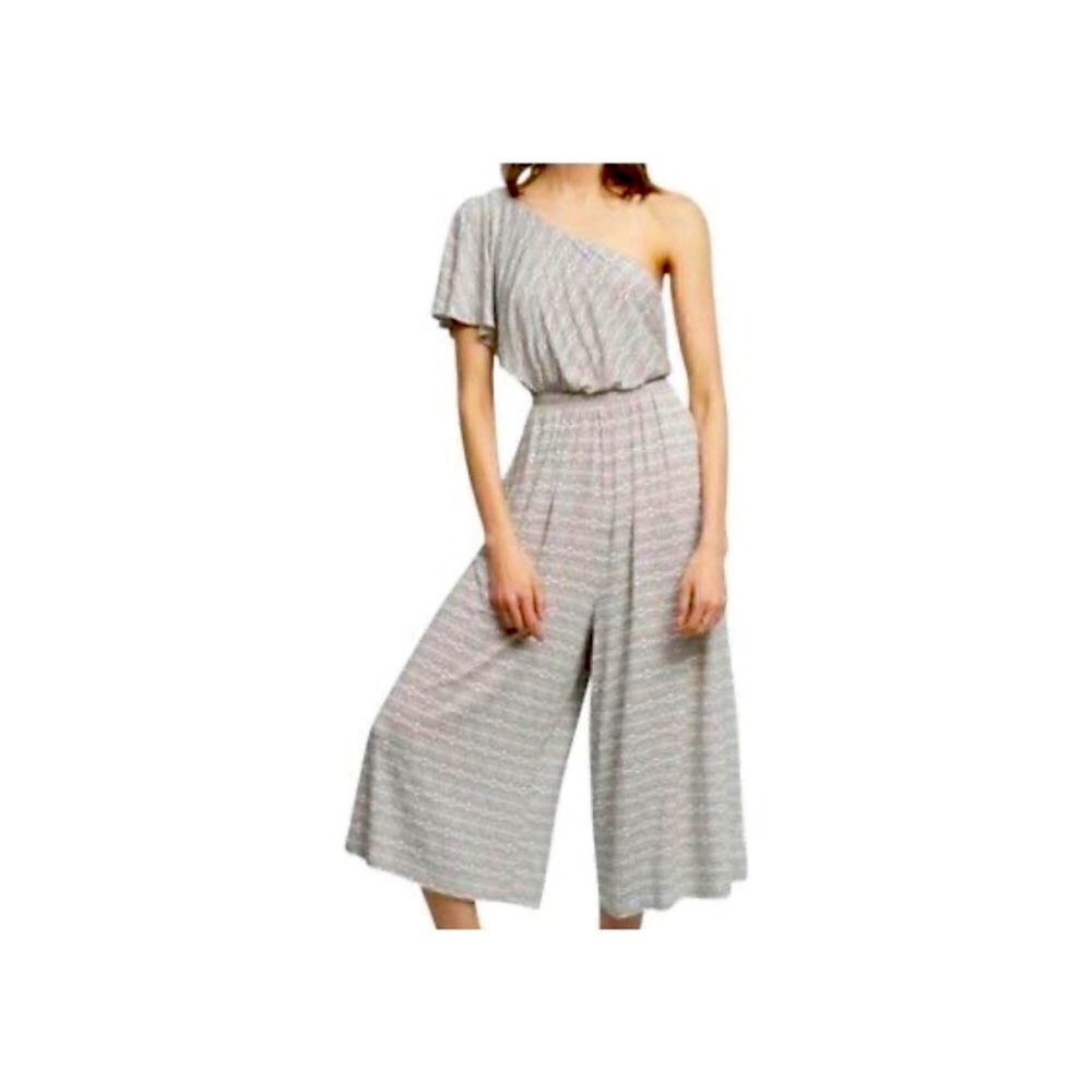 Anthropologie MAEVE One Shoulder Jumpsuit Extra Small